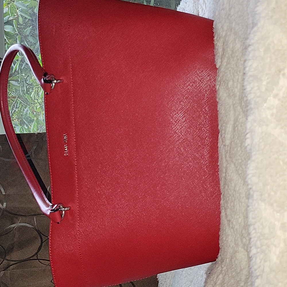 Calvin Klein large leather  tote bag